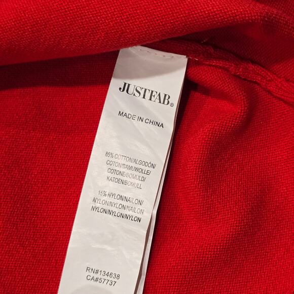 Just Fab Bandage Red Tank Top Fit And Flare Mini Holiday Party Women's Dress - Picture 7 of 12